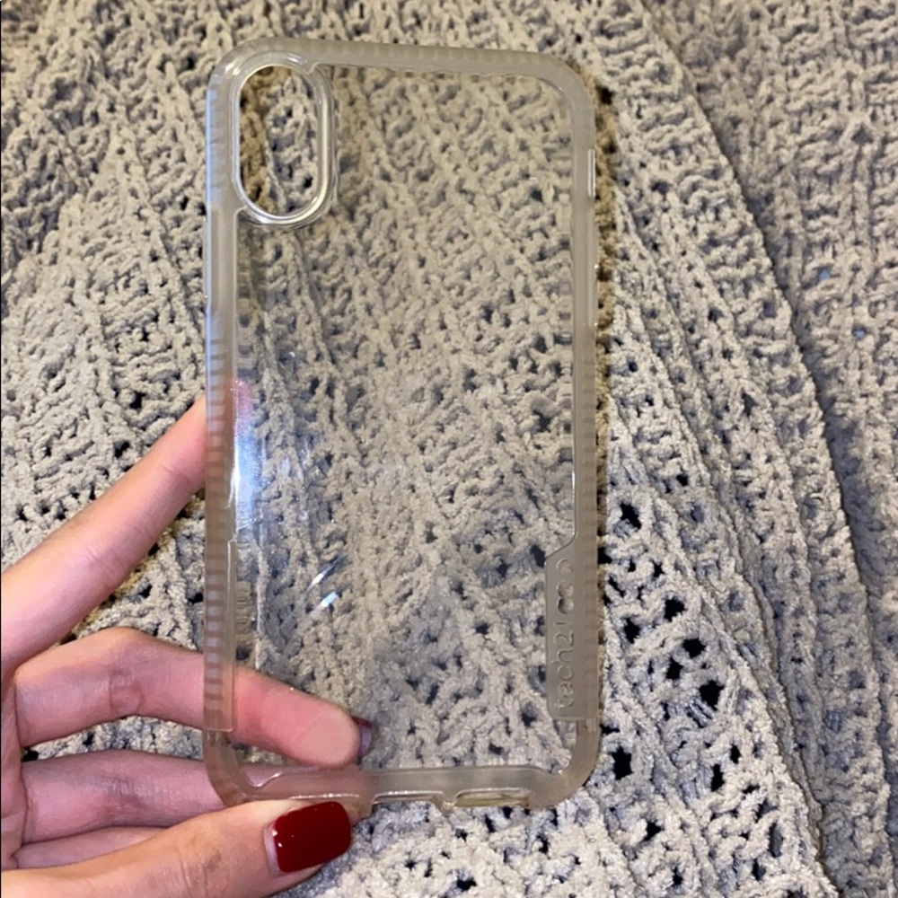 Clear iPhone XR case